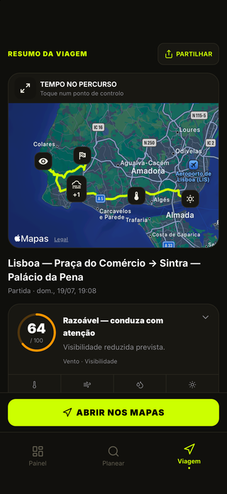 Resumo da viagem no MotoMeteo com condições do percurso, perigos e conselhos de equipamento