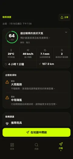 騎乘風險提醒：風勢、眩光與結冰